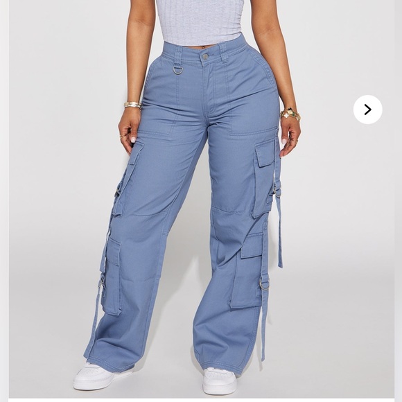 Fashion Nova Pants - Washed Cargo Pants